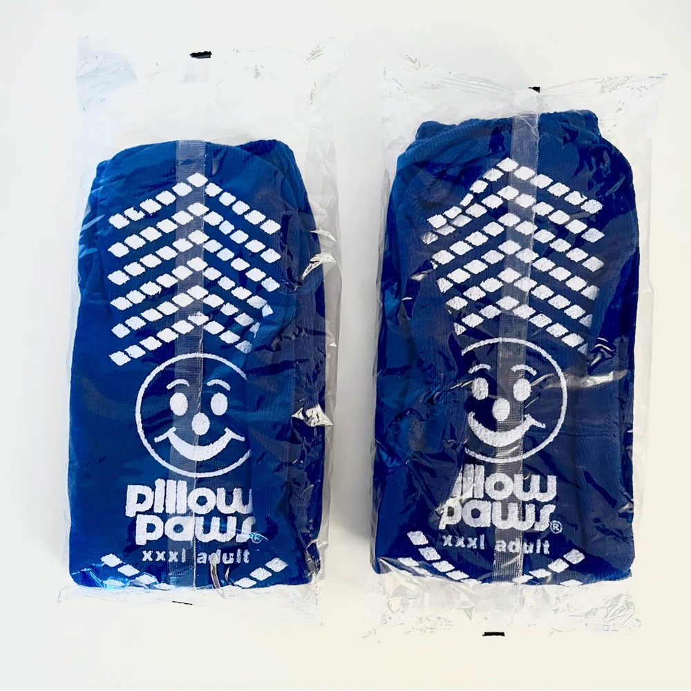 Pillow Paws Slip Resistant Bariatric Double Print Socks Size XXXL Royal Blue .